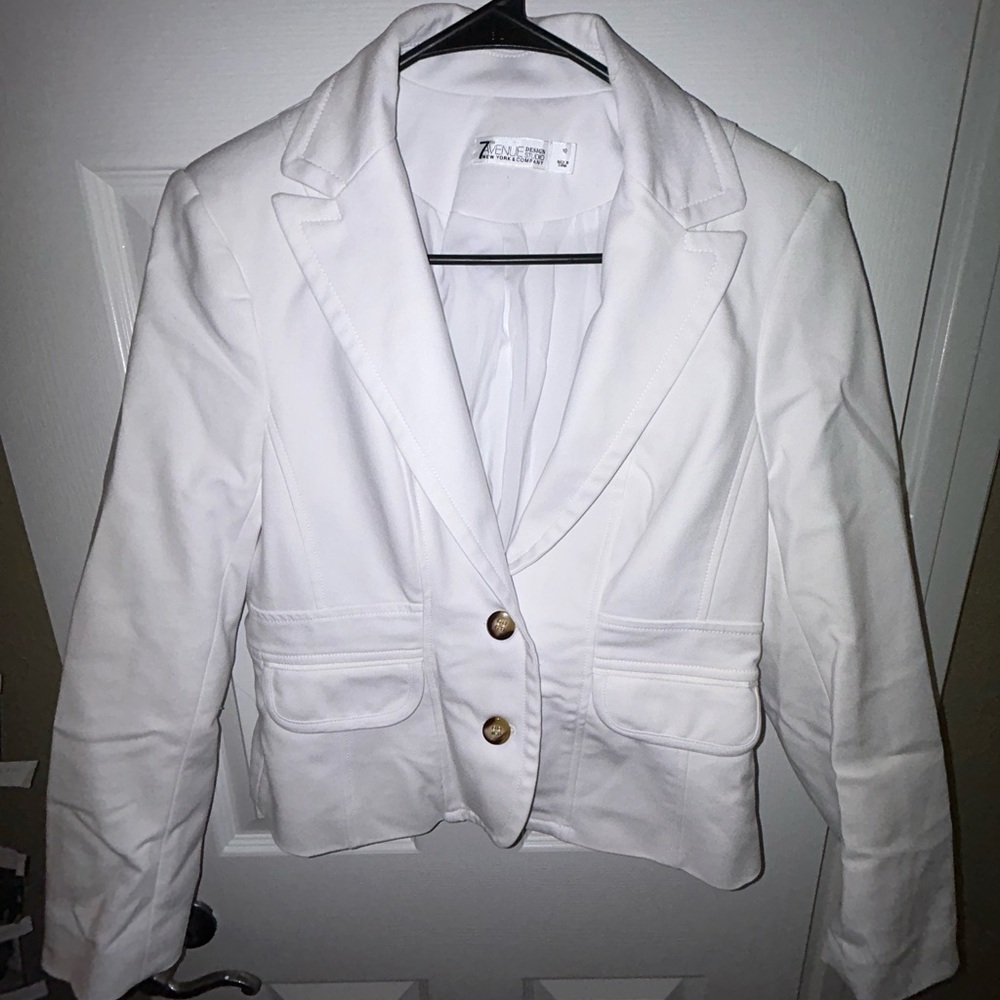 NY & Company Women's White Blazer